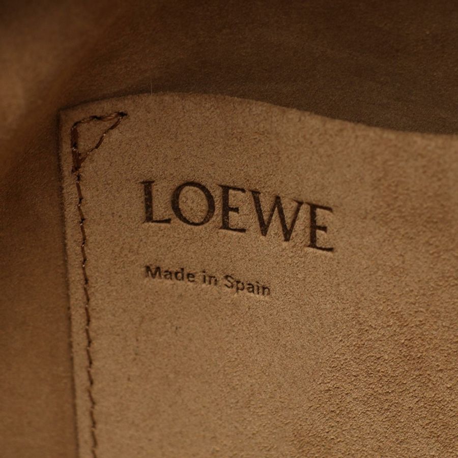 LOEWE Puzzle Bag 大單肩斜背包 B510PNLX031100 黑色皮革-3