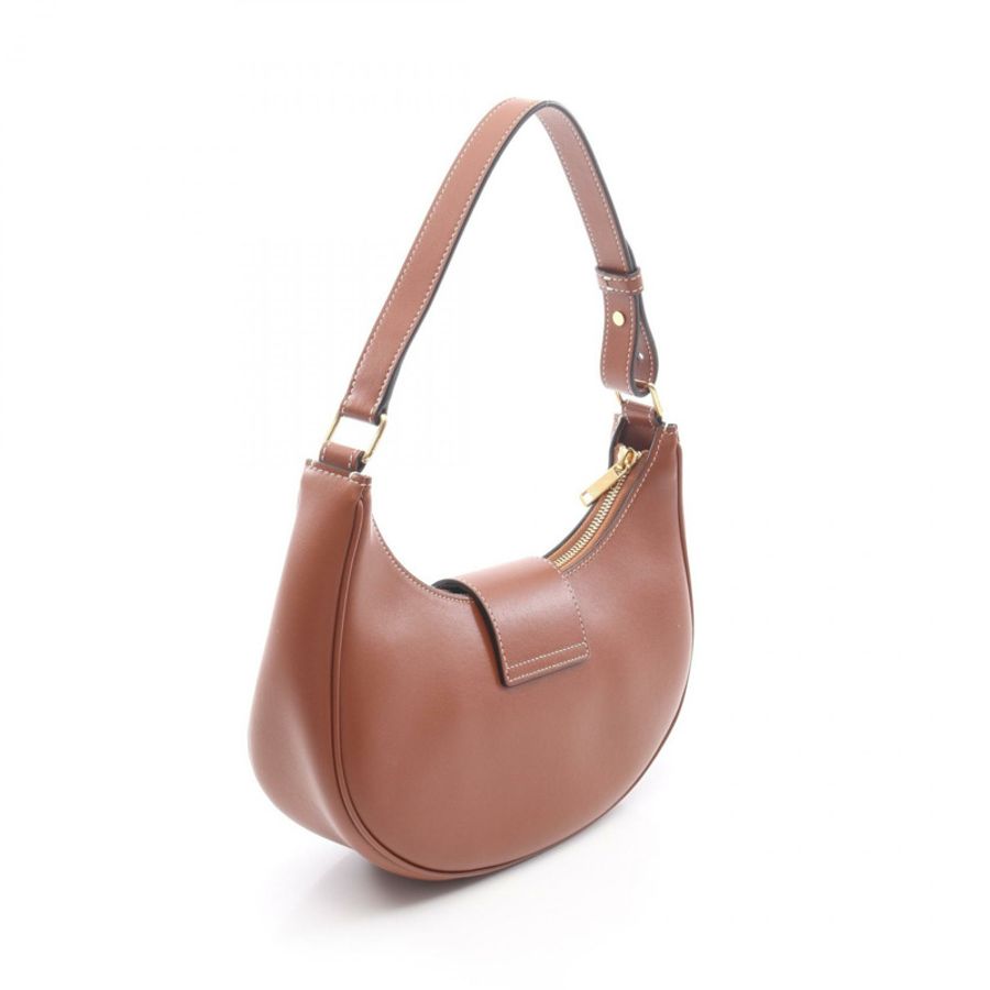 CELINE AVA Triomphe 中型單肩手提包 114493DGQ04LU 皮革 棕色 全新-1