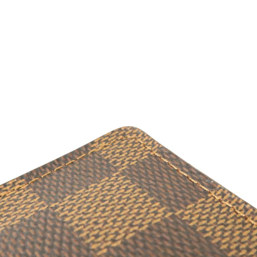 LOUIS VUITTON Damier Portefeuille Brazza金扣長錢包-13