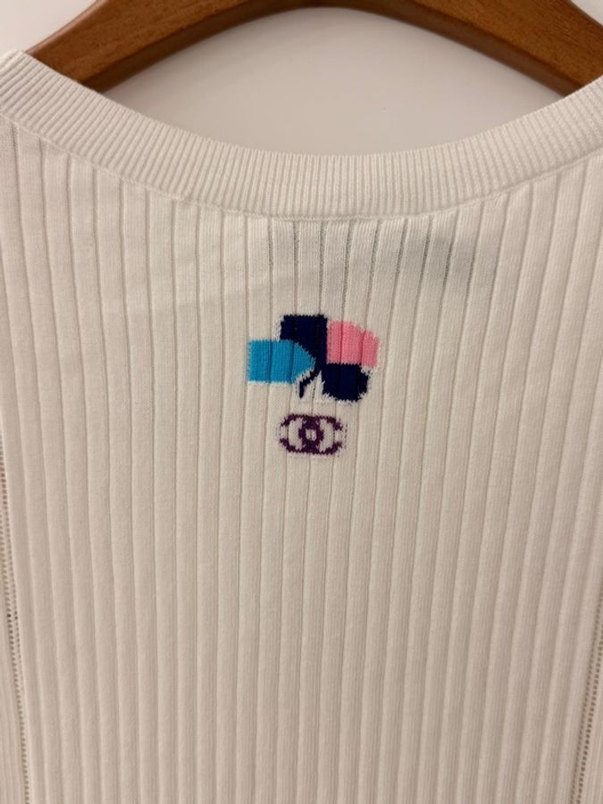Chanel 2024短袖針織衫 有備用包-7