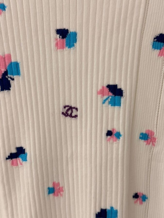 Chanel 2024短袖針織衫 有備用包-9