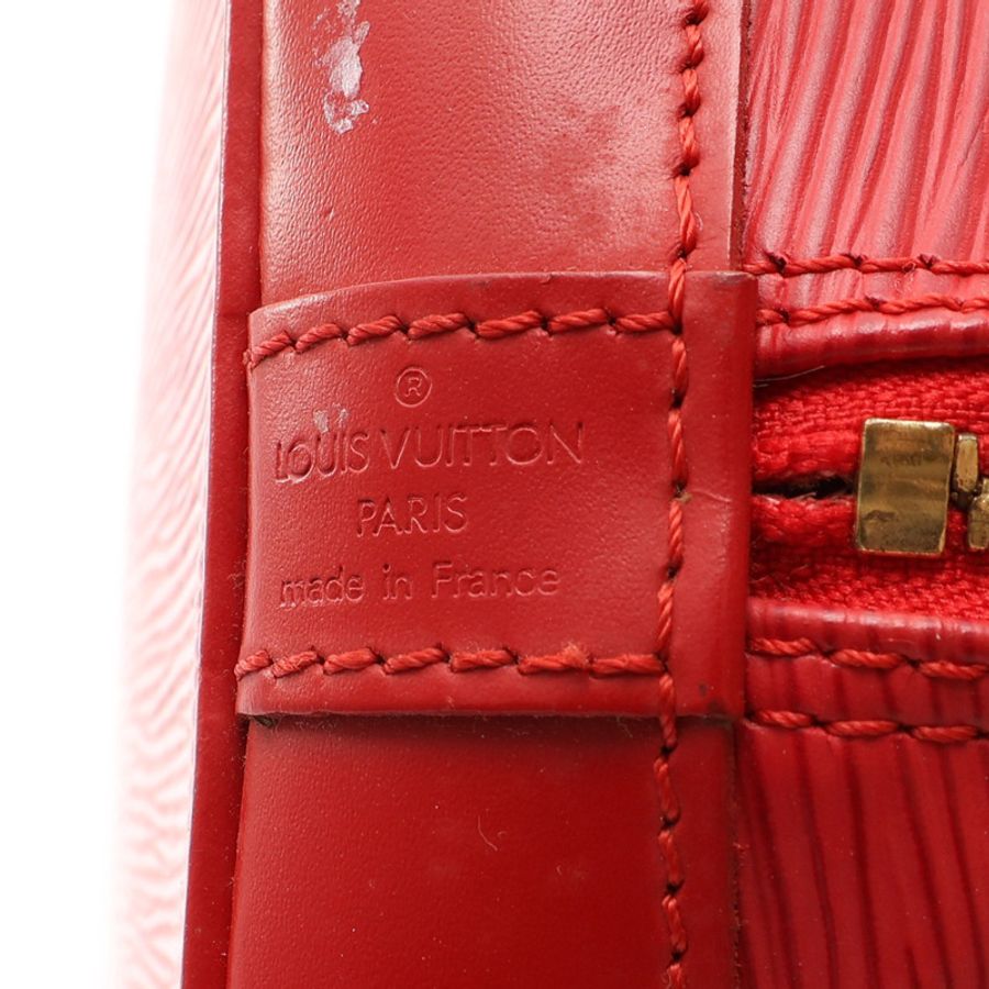 紅色 Epi水波紋 牛皮 Alma 艾瑪包 手提包 無鑰匙【LOUIS VUITTON LV 路易威登】 M52147-5