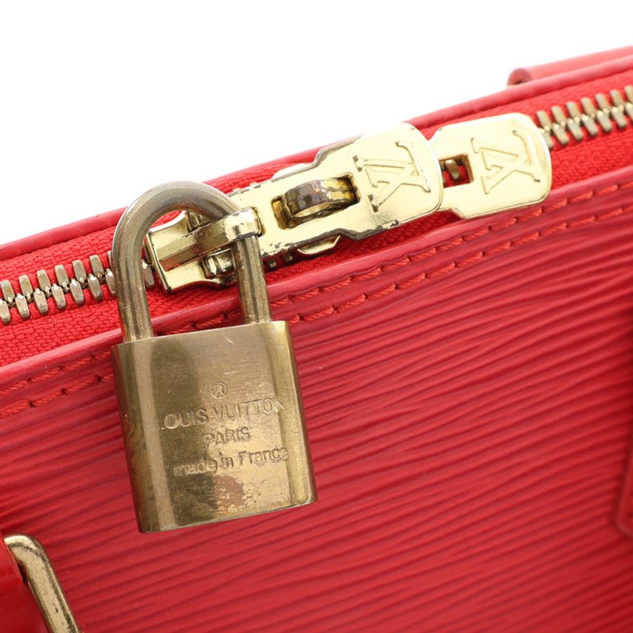 紅色 Epi水波紋 牛皮 Alma 艾瑪包 手提包 無鑰匙【LOUIS VUITTON LV 路易威登】 M52147-8