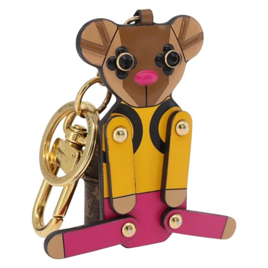 【日本直送】路易威登 Monogram Porte Cles 聖誕泰迪熊吊飾 M63758 正品 182940M-0