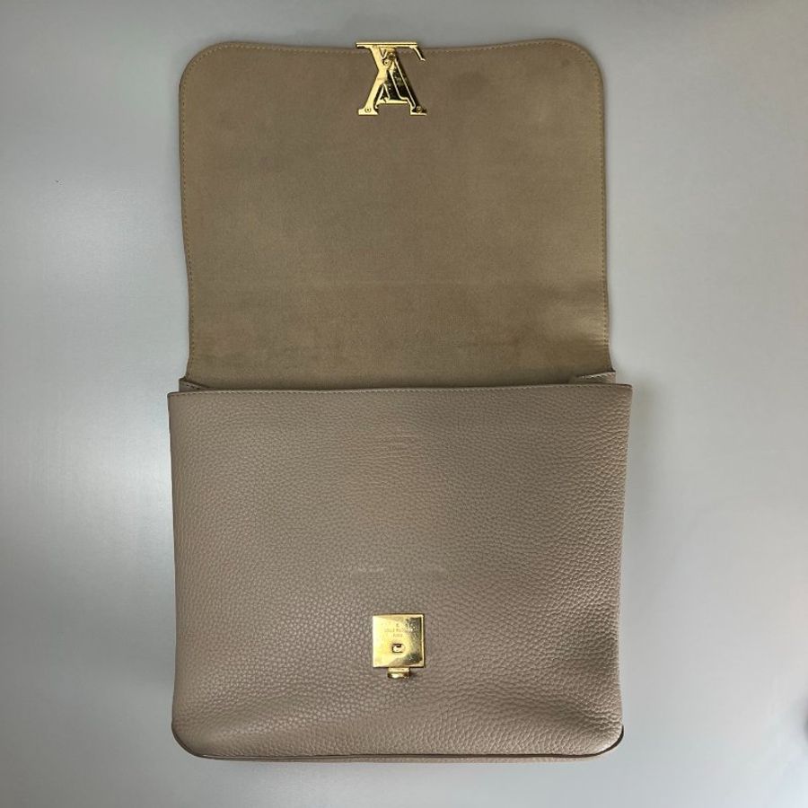 LV M50545 灰皮革VOLTA 手提側肩包-5