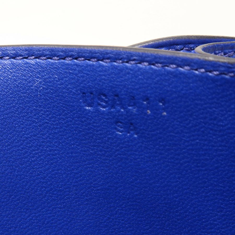 HERMES Epsom皮革Constance Mini肩背袋Bleu Royal-6