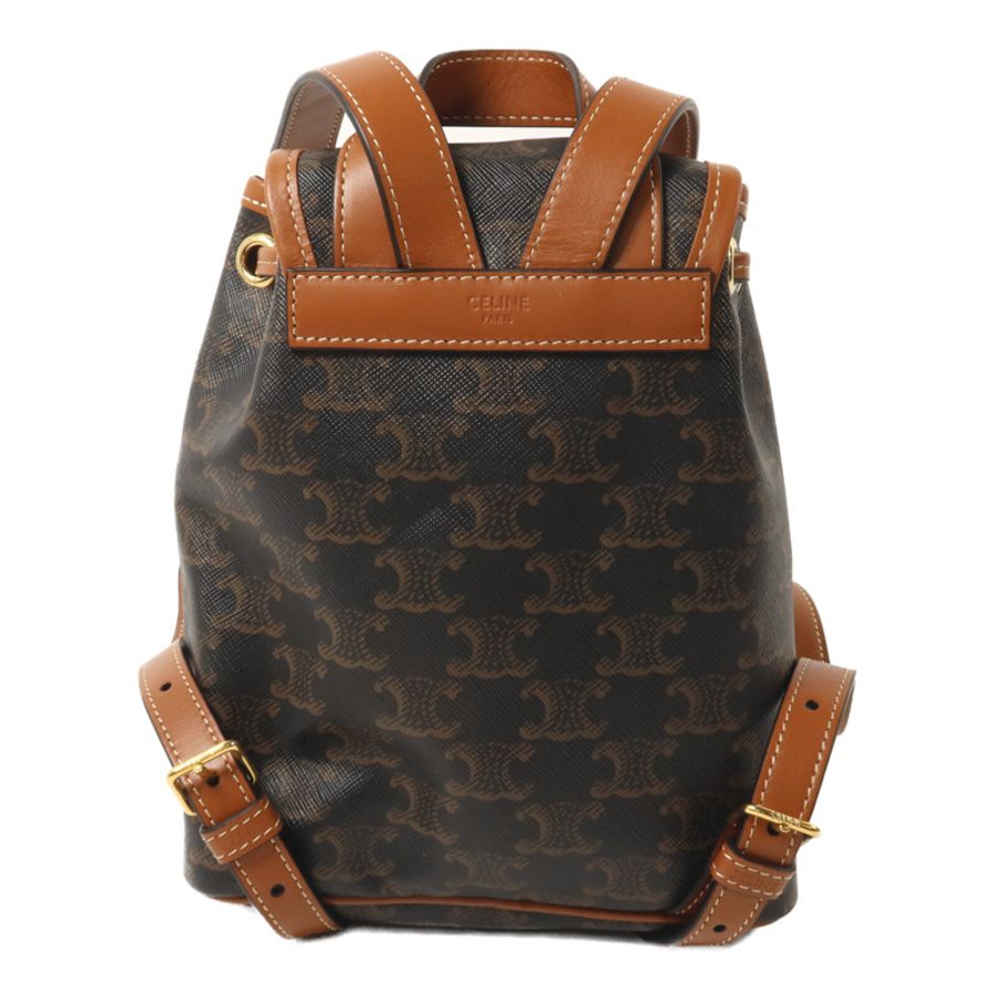 CELINE 塗層帆布Mini Backpack Folco背包-1