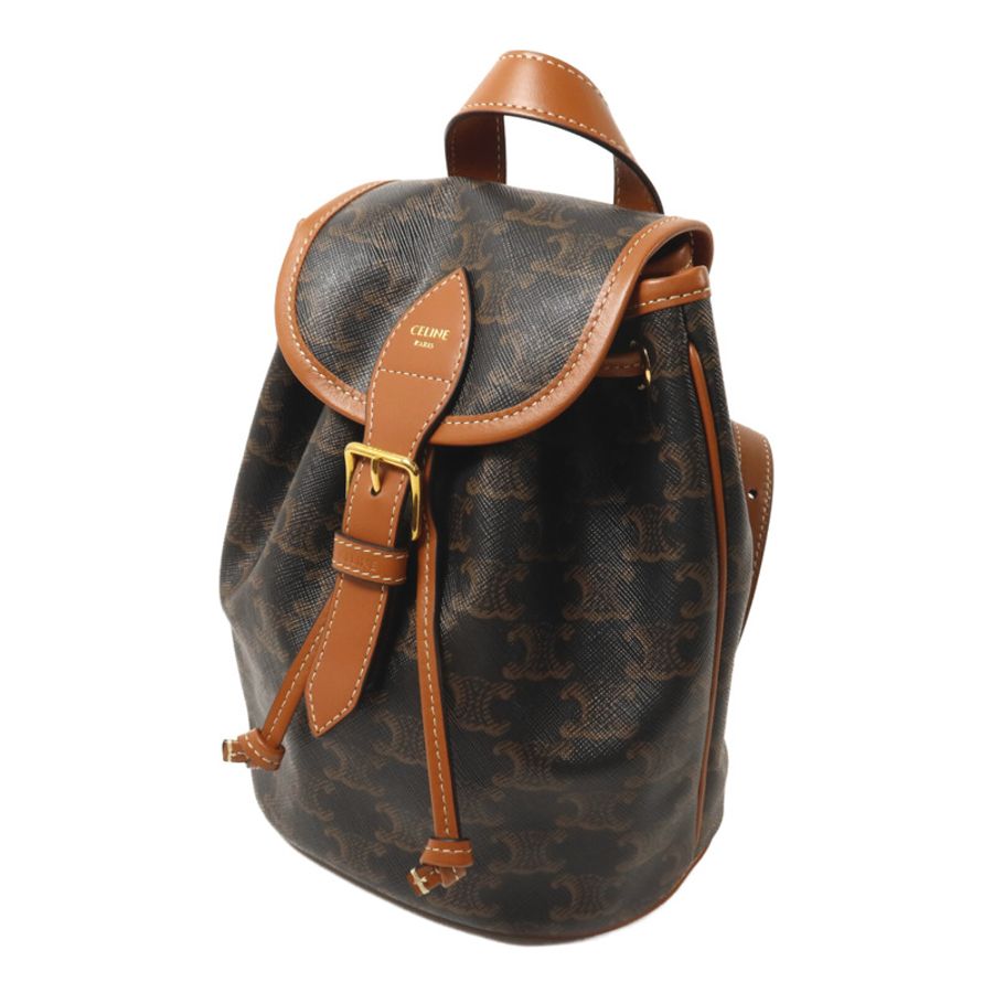 CELINE 塗層帆布Mini Backpack Folco背包-2