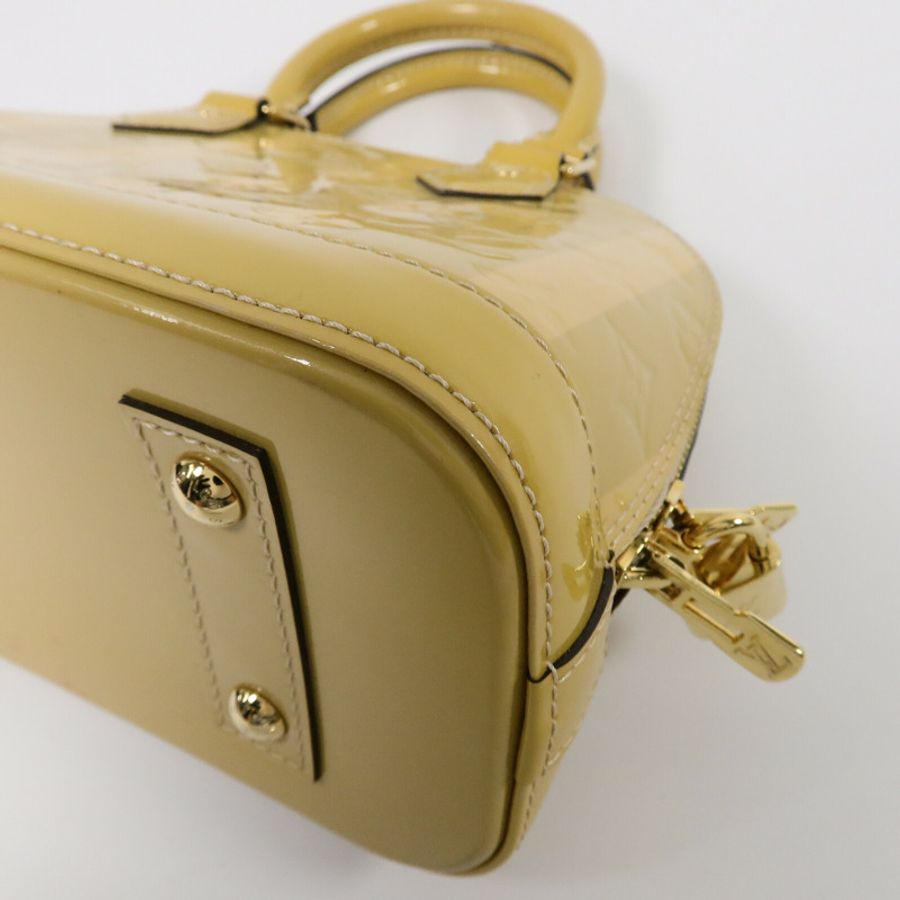 LOUIS VUITTON Monogram Vernis Alma BB手挽肩背兩用袋-10