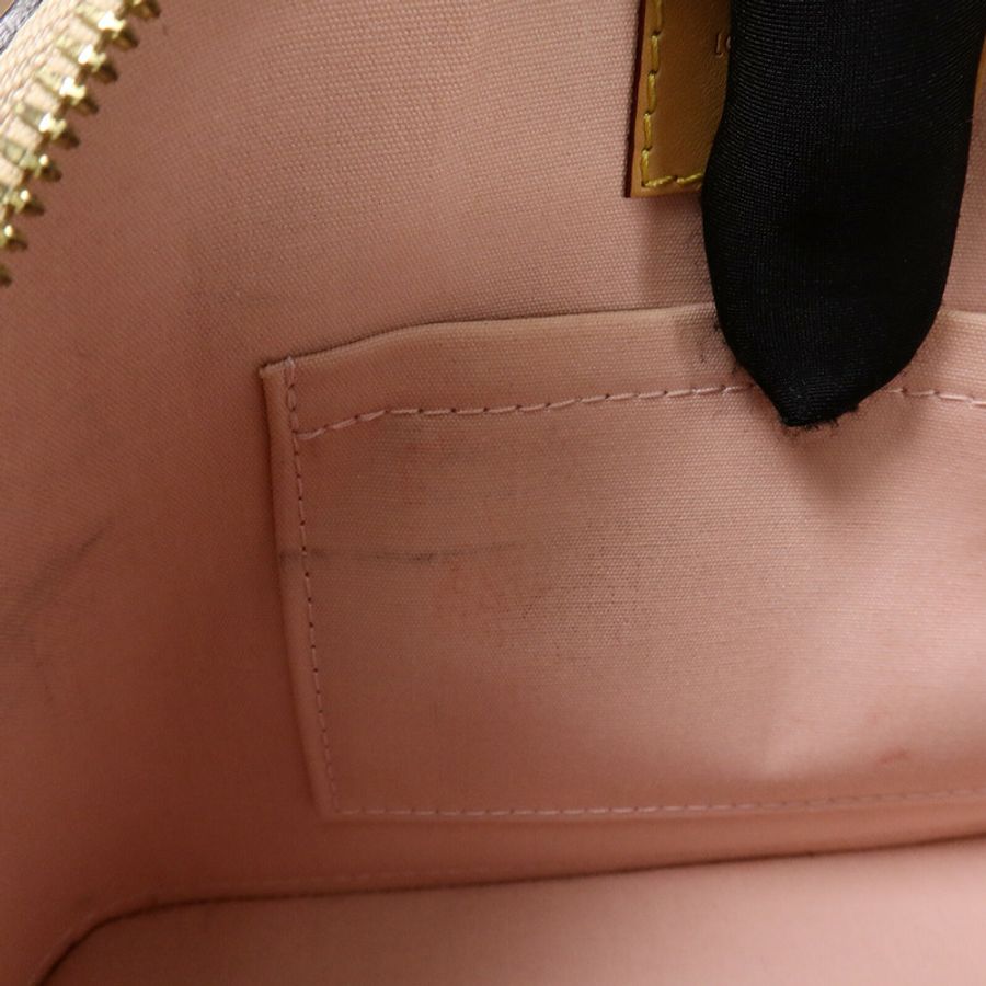LOUIS VUITTON Monogram Vernis Alma BB手挽肩背兩用袋-14