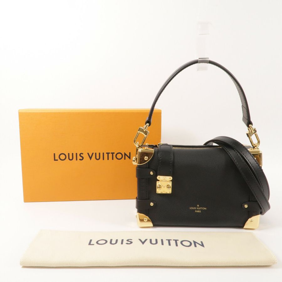 LOUIS VUITTON 牛皮皮革Side Trunk PM手挽肩背兩用袋-9