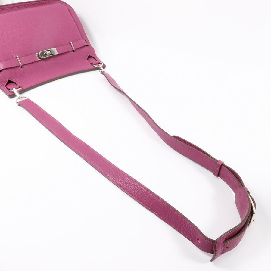 HERMES Clemence皮革Jypsiere 28肩背袋-8