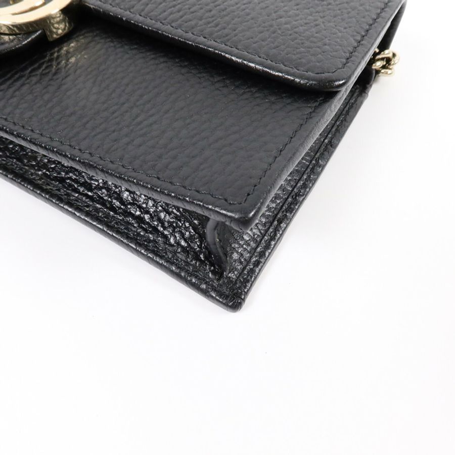 GUCCI 牛皮皮革Chain Shoulder Bag鏈帶肩背袋-9