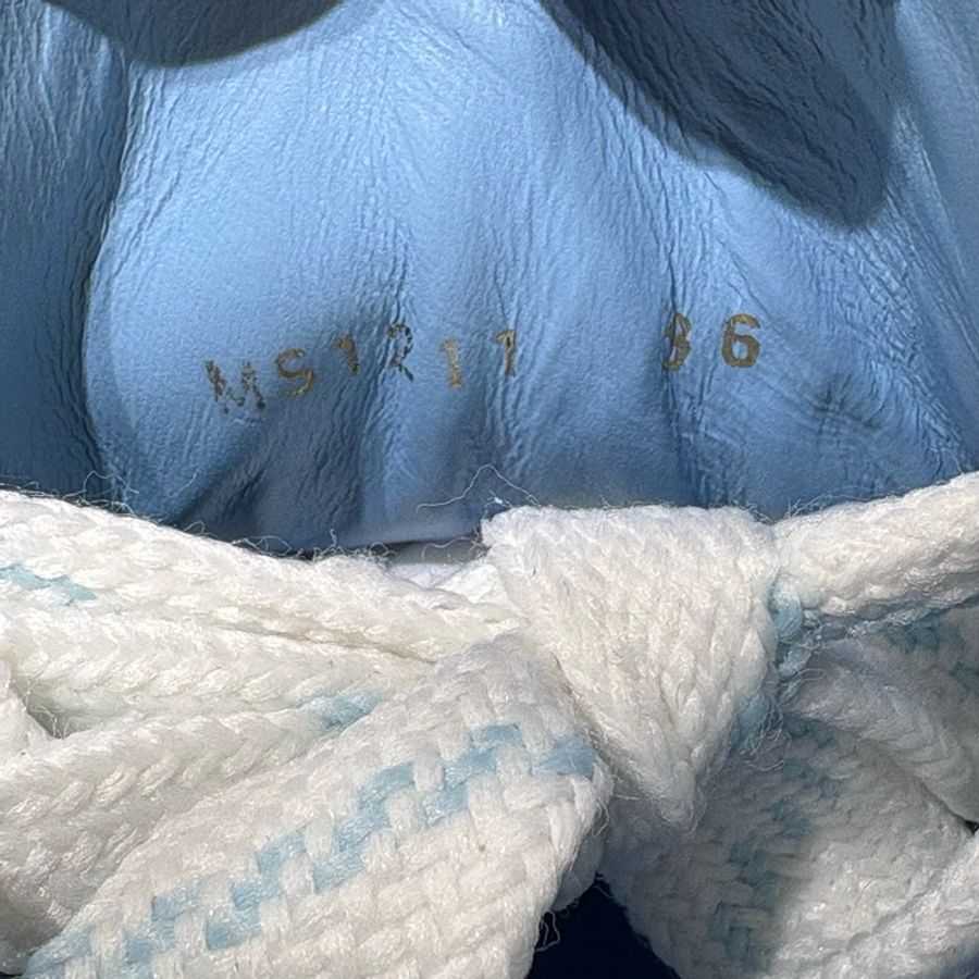 Louis Vuitton/路易威登 LV Time out 白藍蝴蝶結 運動鞋 尺碼/UK2 36碼-6