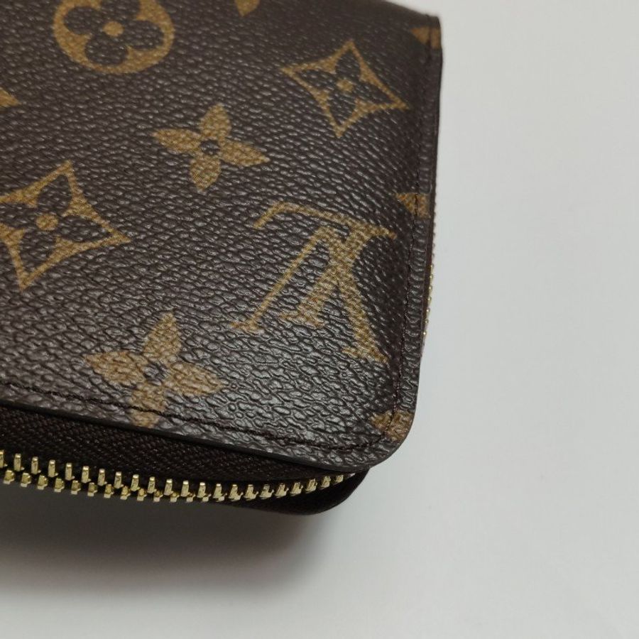 Louis Vuitton (LV) ZippyMonogram印花環繞拉鍊錢包-10
