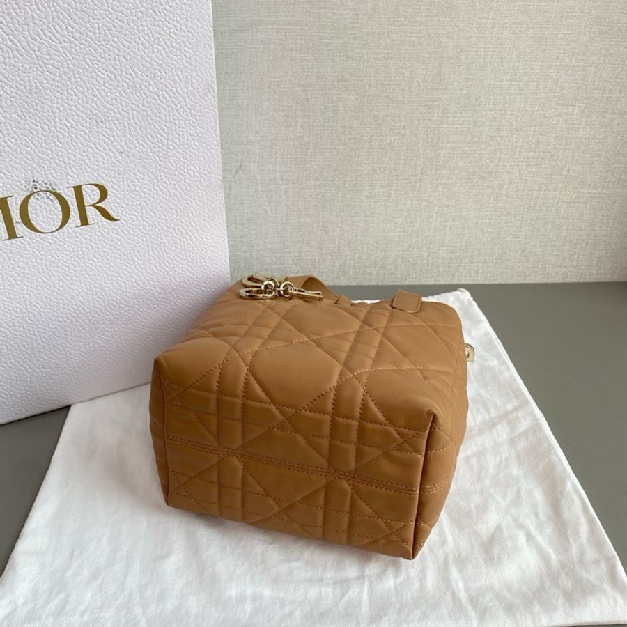 ✨Dior迪奧|toujours竪版土著包奶茶色小號|99新2025年-5