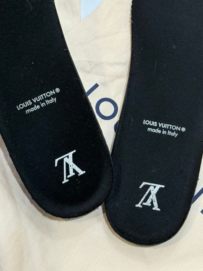 Louis Vuitton · 經典黑皮革壓紋Trainer黑武士 全配🈶盒-3