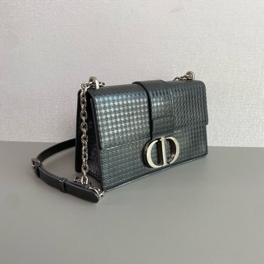 Dior迪奧💜 蒙田30 藤格紋銀扣限量款 98新 20年-1