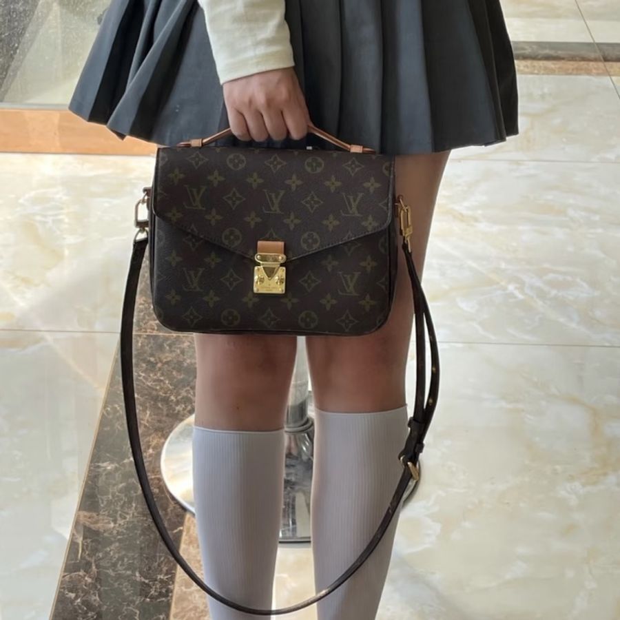 Louis Vuitton 👑 老花郵差包 98新 21年有芯片 不裂-1