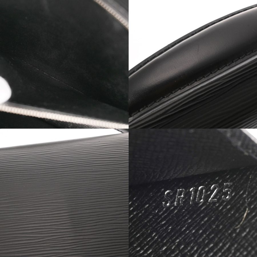 LOUIS VUITTON 路易威登 Epi Monceau Noir M52792 女士皮革手提包 A 級二手 Ginzo-9