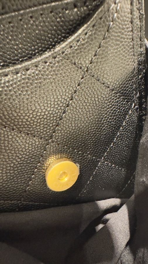 出售 Chanel 25bag Mini HOBO黑金荔枝纹-5