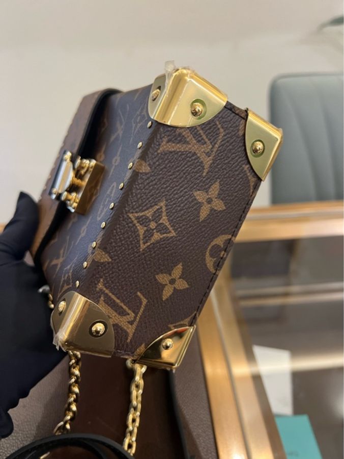 路易威登Louis Vuitton Camera Box 芯片 Monogram Reverse 塗層帆布-4