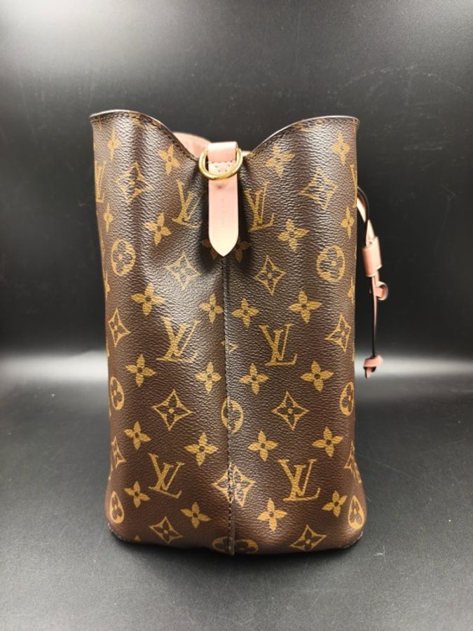 特價💛 Louis Vuitton 路易威登老花配粉肩帶水桶 NOE 粉桶-2