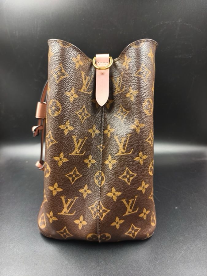 特價💛 Louis Vuitton 路易威登老花配粉肩帶水桶 NOE 粉桶-3