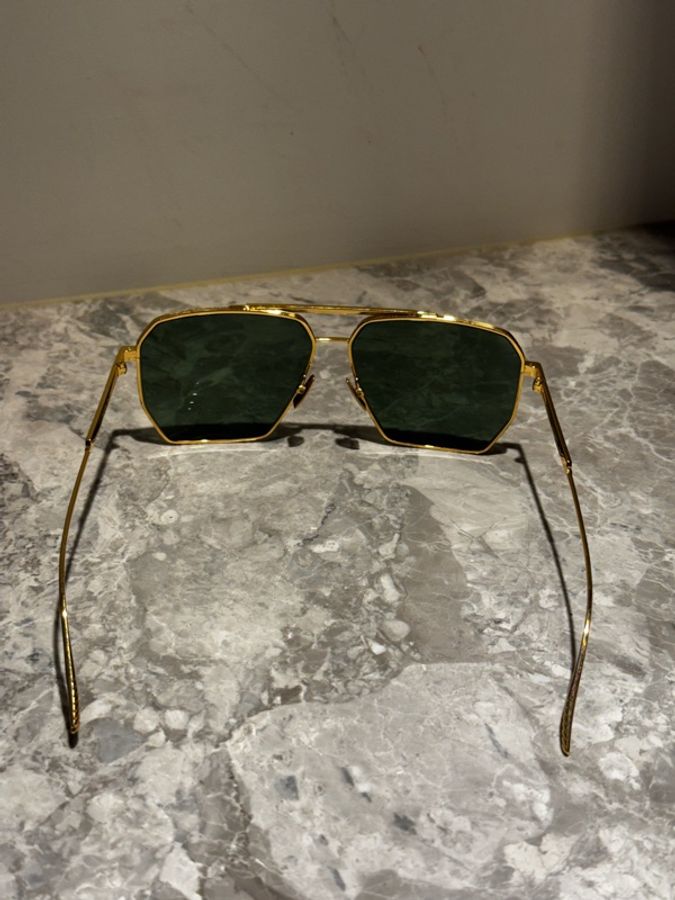 Bottega Veneta 金屬框太陽眼鏡-7