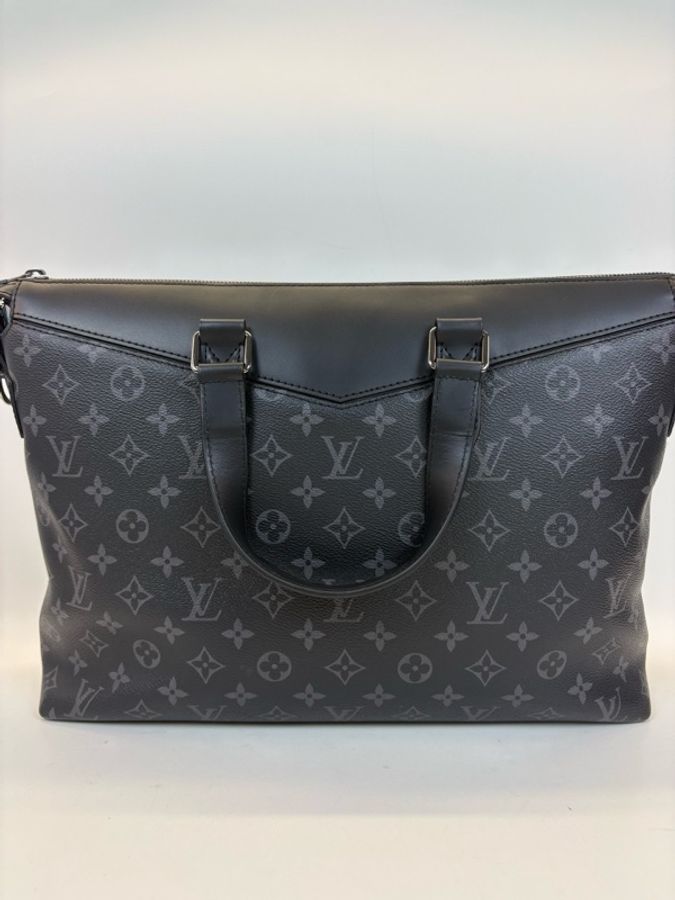 Louis Vuitton/路易威登 Exploer黑老花傳奇男士公文包,無肩帶 尺寸38.5×27-1