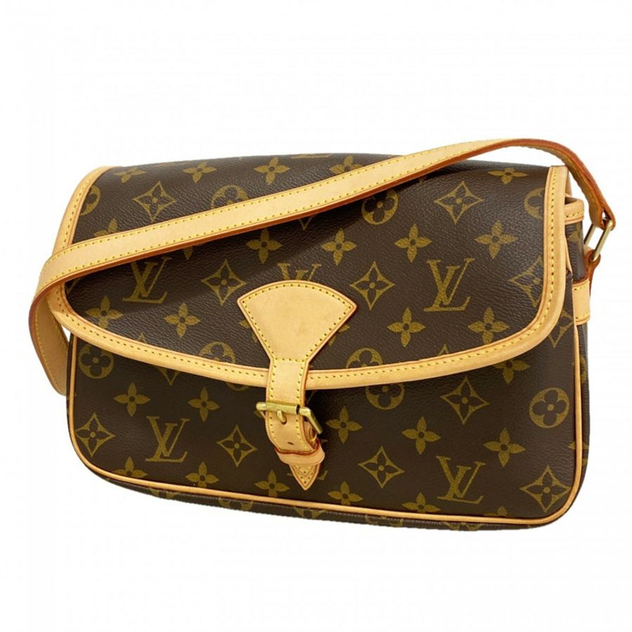 路易威登 Monogram Sologne 女士單肩包 M42250 棕色-0