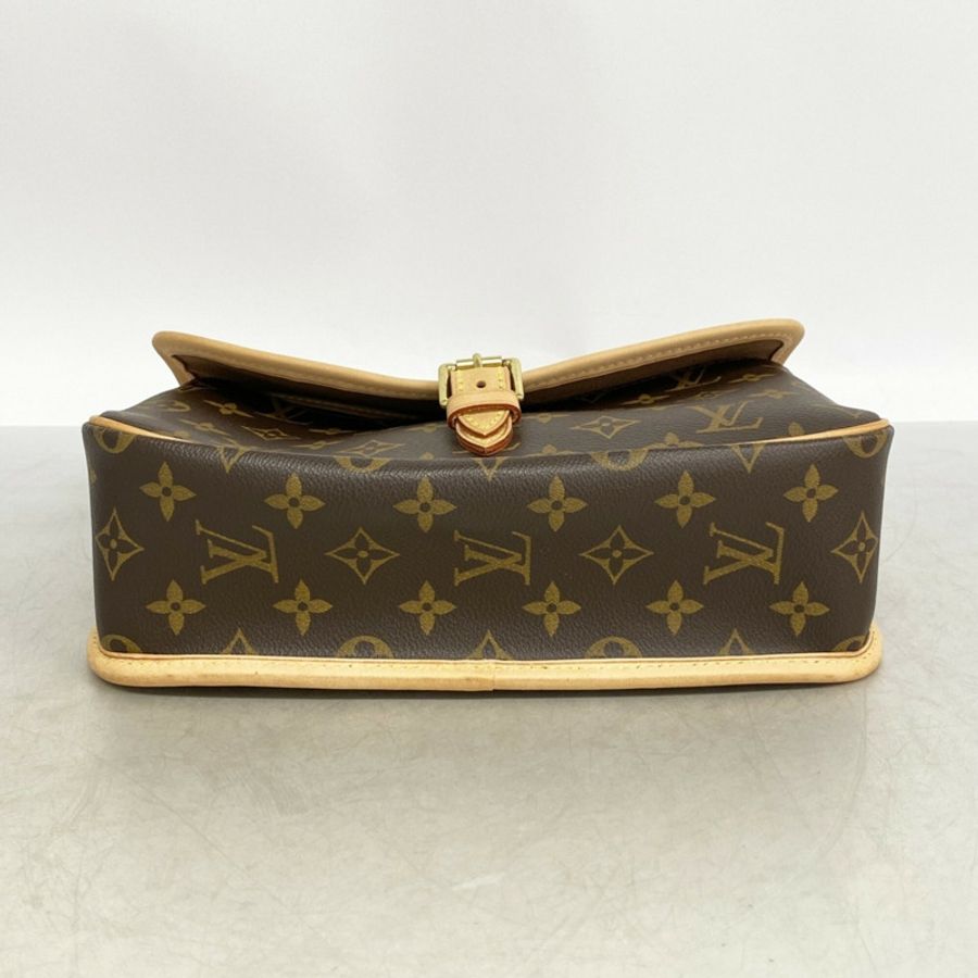 路易威登 Monogram Sologne 女士單肩包 M42250 棕色-2