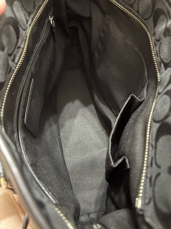 Coach Signature 緹花織紋托特包-7
