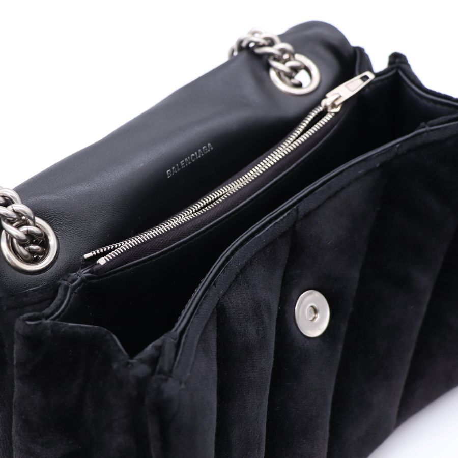 Balenciaga 巴黎世家 Crush B 字 LOGO 柔軟牛皮沙漏包-9