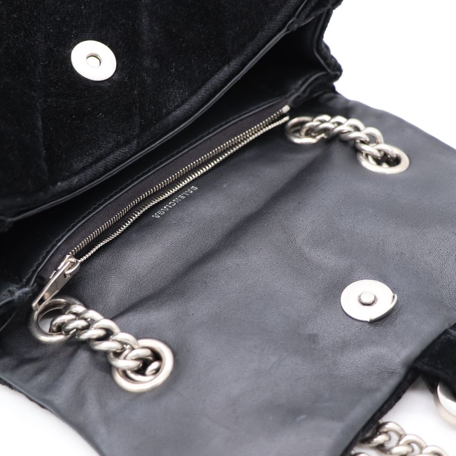 Balenciaga 巴黎世家 Crush B 字 LOGO 柔軟牛皮沙漏包-12