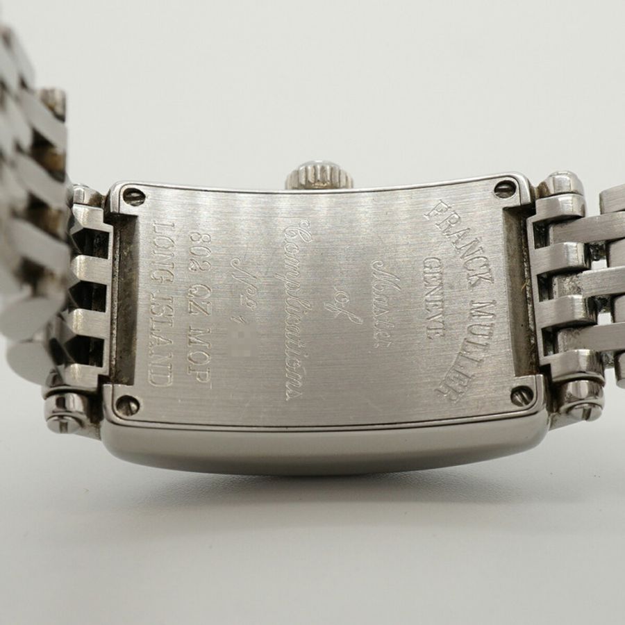 Franck Muller Long Island 802MOP 白色錶盤女士腕錶-4