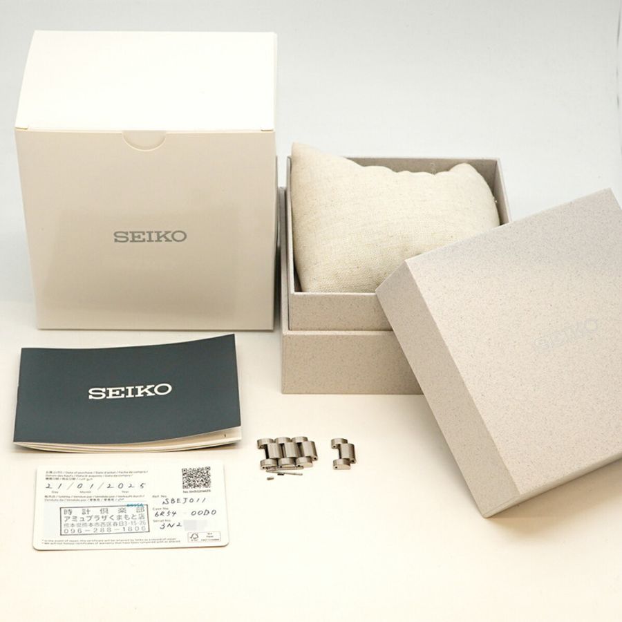 精工 Prospex SBEJ011 6R54-00D0 黑色錶盤男士腕錶-9