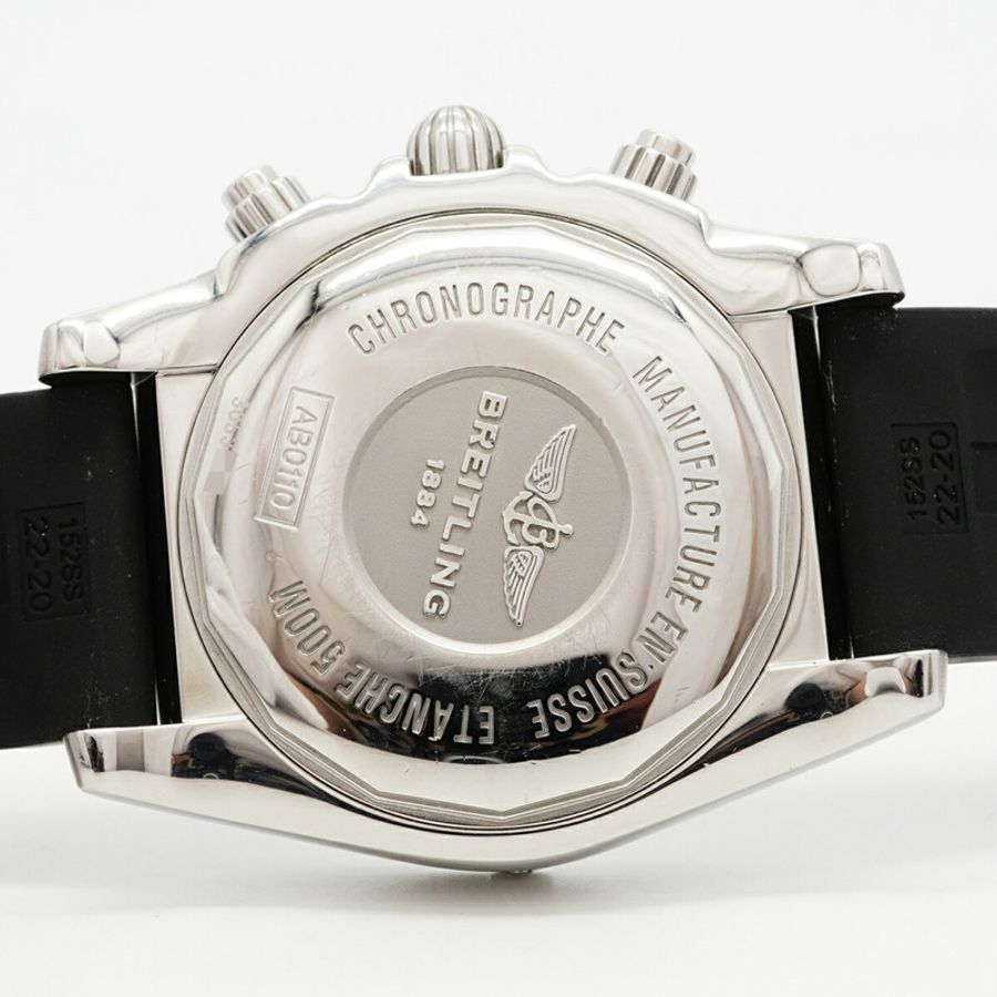 百年靈 Chronomat 44 AB011010 AB0110 黑色錶盤男錶-4