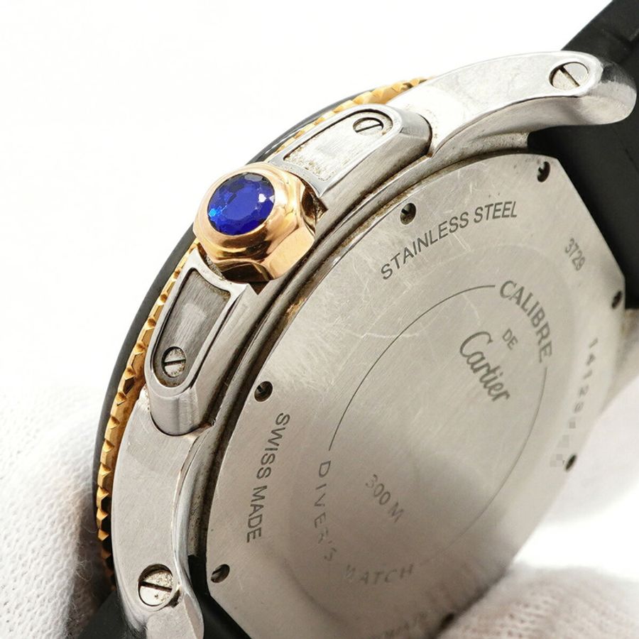卡地亞 Calibre Diver W7100055 黑色錶盤男士腕錶-8