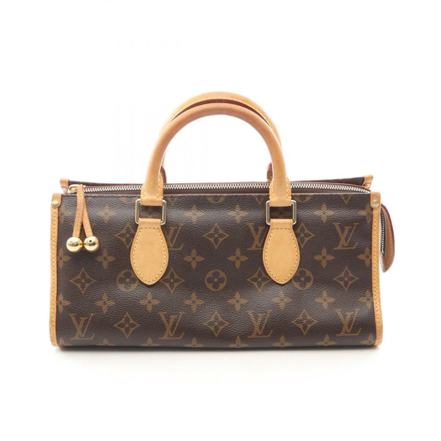路易威登 Popincourt Monogram 手提包 M40009 Monogram 帆布皮革 棕色-0