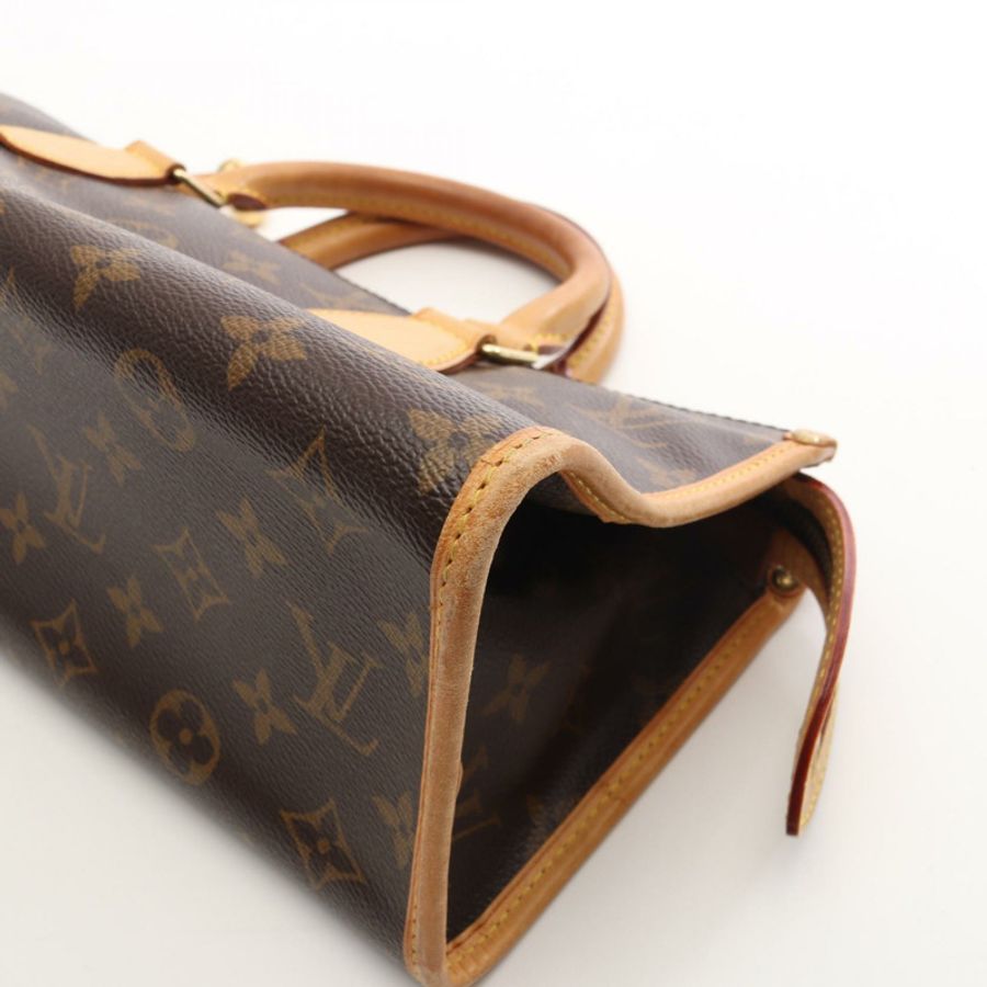 路易威登 Popincourt Monogram 手提包 M40009 Monogram 帆布皮革 棕色-5