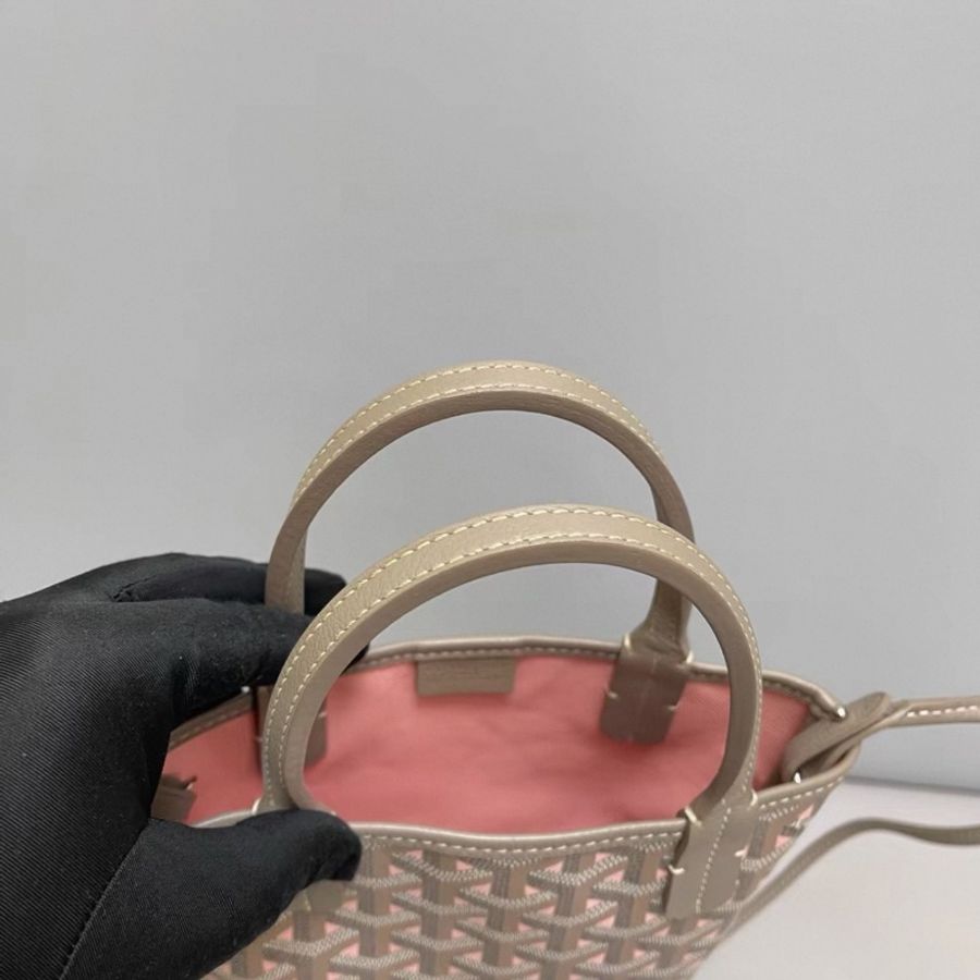 Goyard戈雅 灰粉色限量款小號包-3