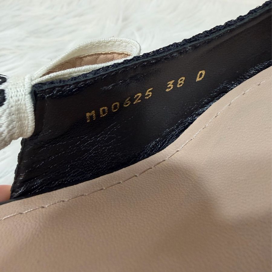 DIOR KDC200 J'Adior 露跟高跟鞋 黑色科技布料 晚宴鞋-19