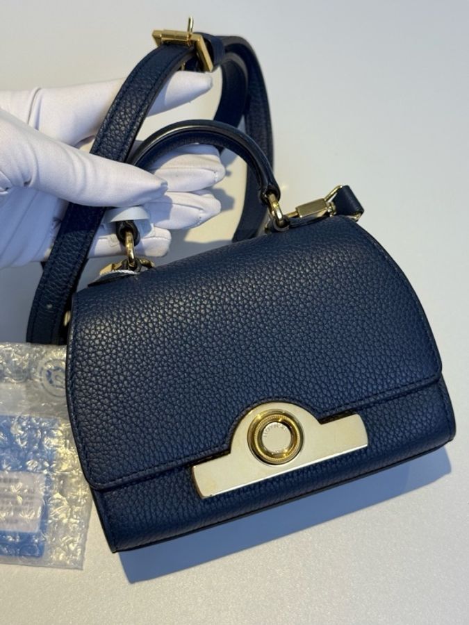 莫奈/Moynat 午夜藍 rejane mini nano尺寸14.5*6*16-5