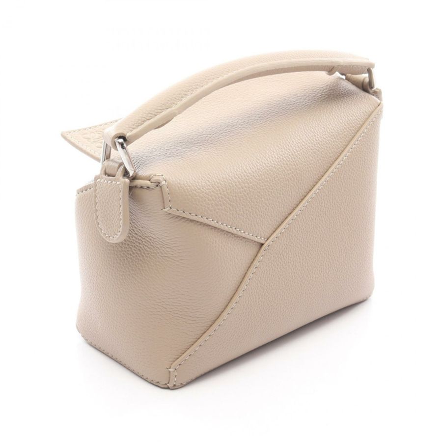 LOEWE Puzzle Edge 迷你單肩手提包 A510P88X605541 皮革 米色 新款 女士-1