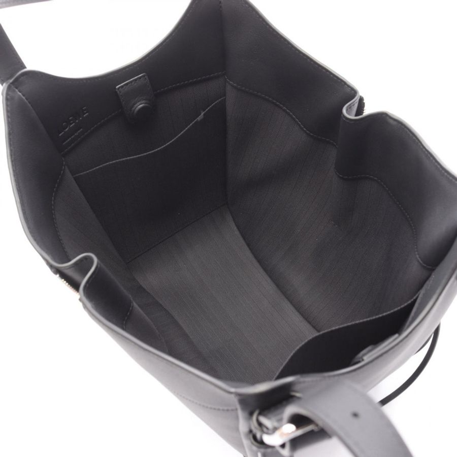 LOEWE Hammock Flip 單肩手提包 A538HHBX071100 黑色皮革 新款 女士-2