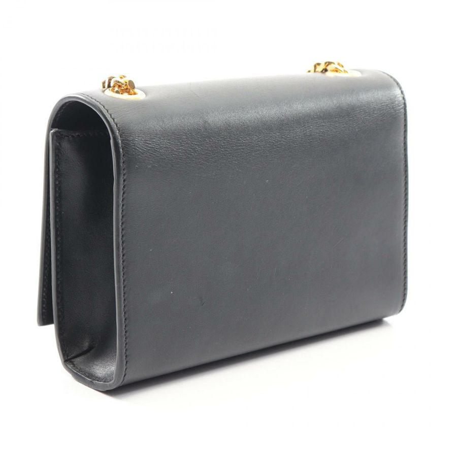 SAINT LAURENT PARIS Kate Monogram 鏈條單肩包 354120 黑色皮革 二手-1