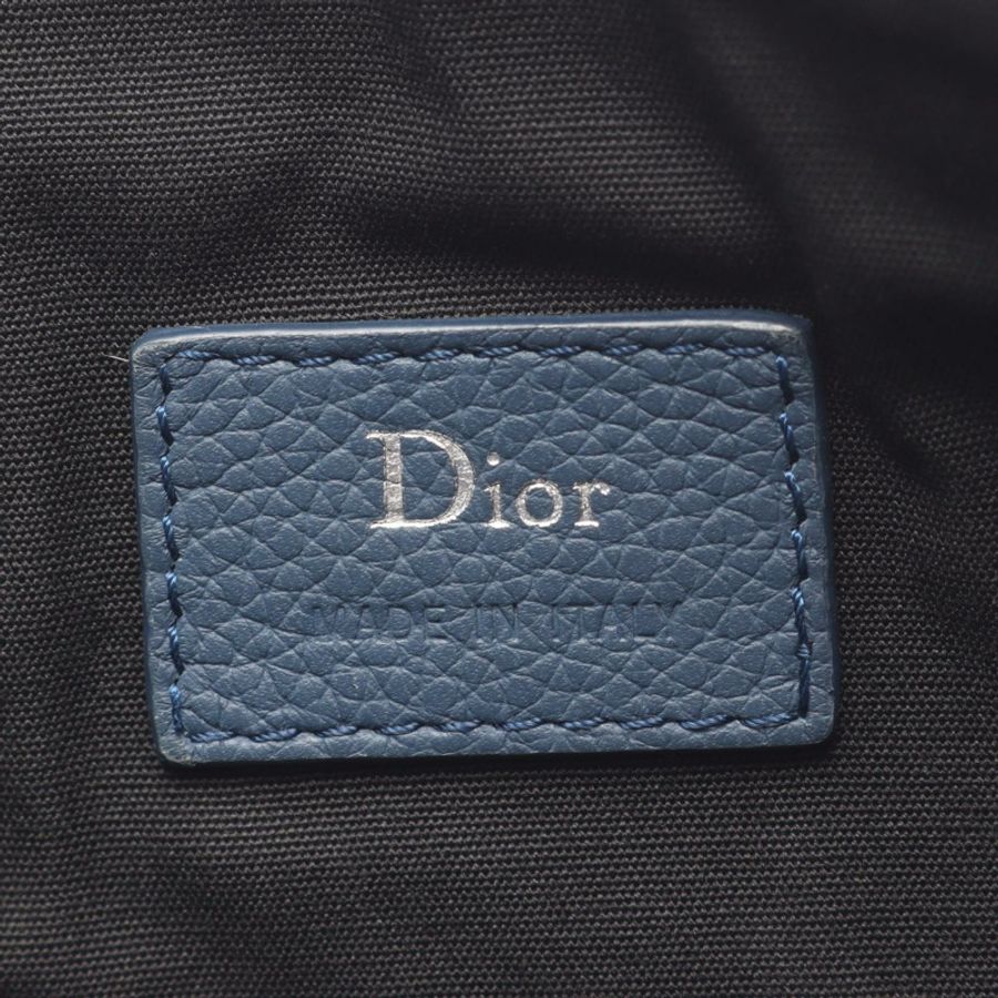 Dior Atelier 滾輪斜背包 1ATPO061XXX 皮革 藍色 二手 男女通用-3