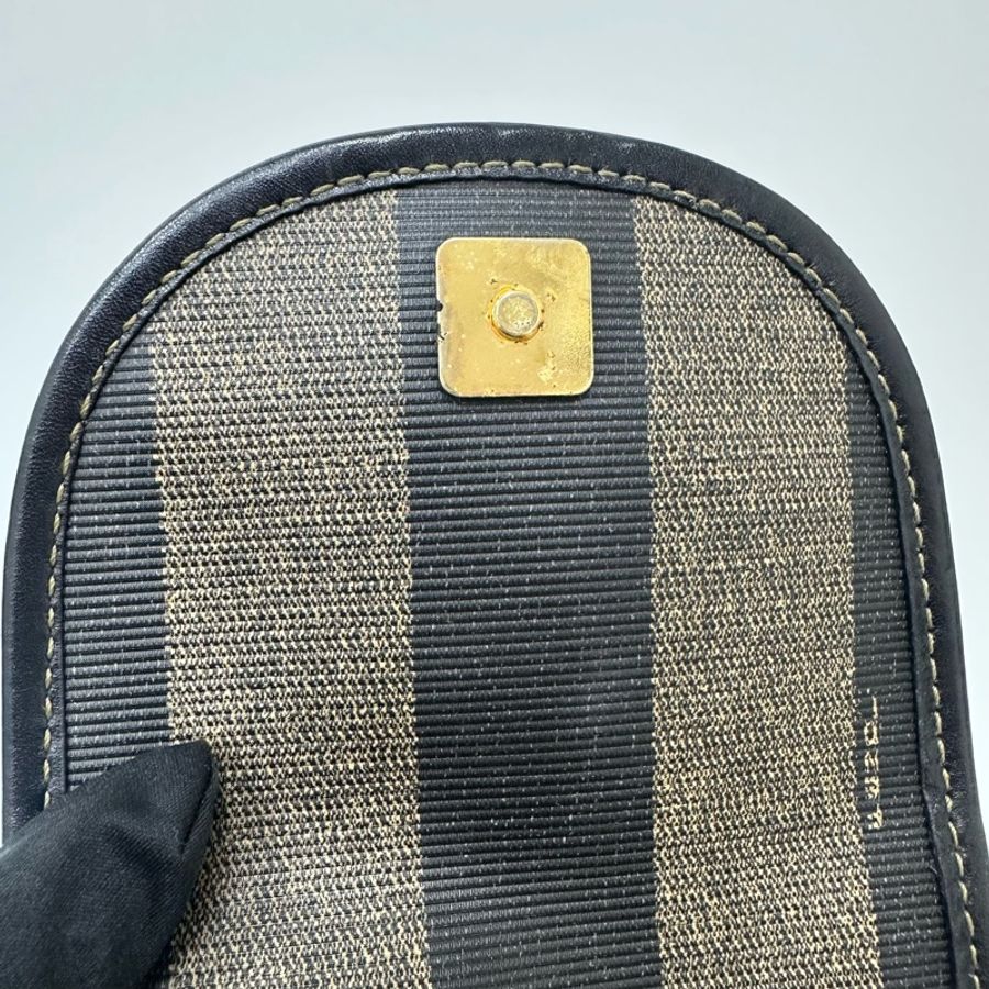 【赫蒂國際精品】Fendi Pequin 條紋後背包 vintage 二手 中古-23