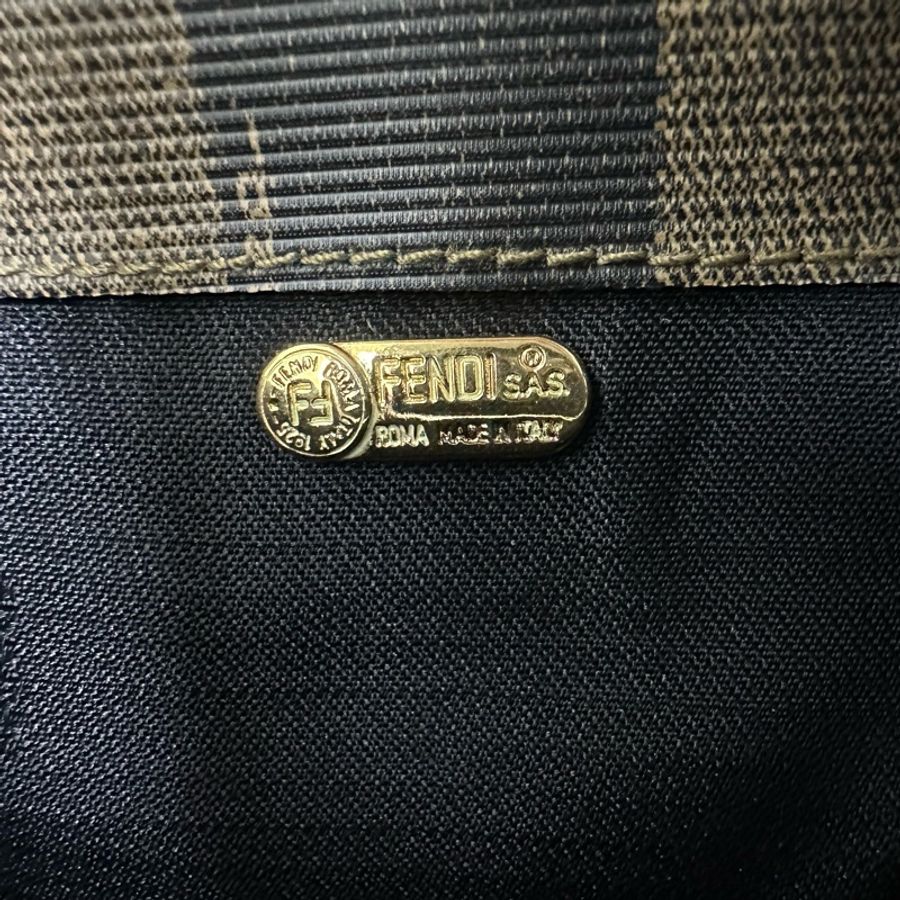 【赫蒂國際精品】Fendi Pequin 條紋後背包 vintage 二手 中古-26